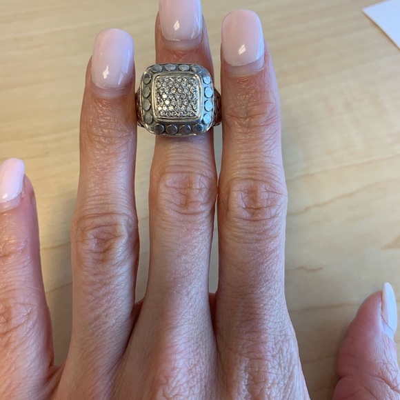 John Hardy Other - Men’s John Hardy Silver & Diamond Ring